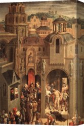 Memling Canvas Paintings - Scenes from the Passion of Christ [detail 4] by Hans Memling